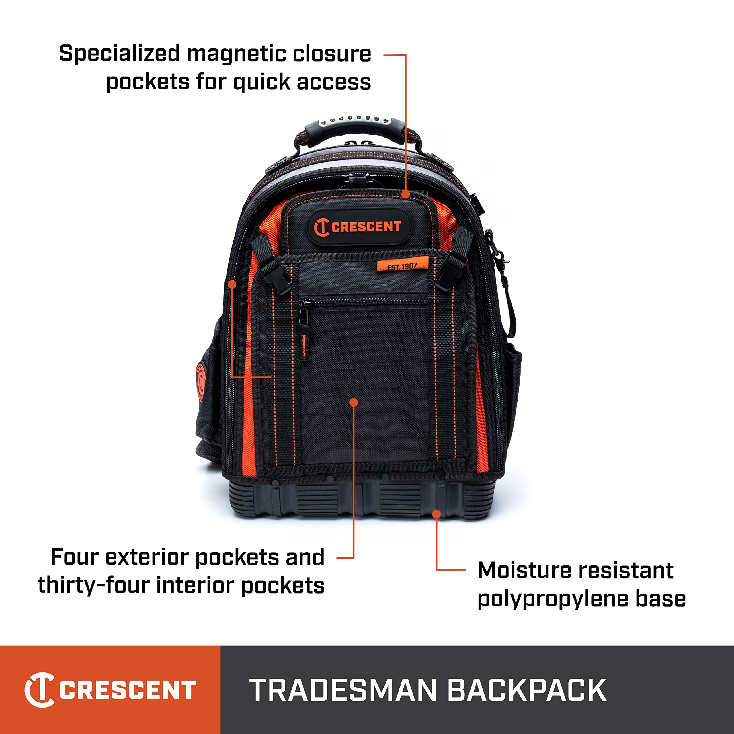 Crescent Tool Bag Backpack | CTB1000 - Amazon.com